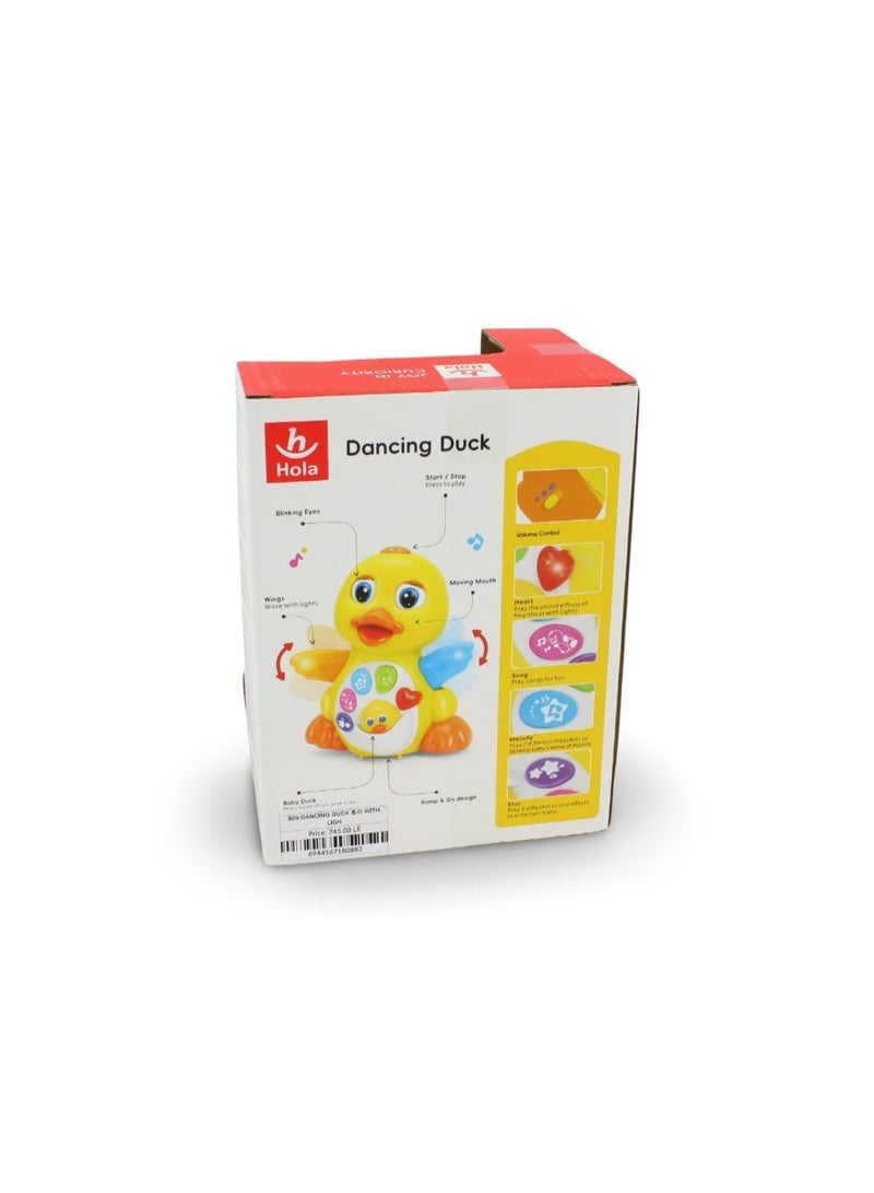 هولا لعبة البطة الراقصة من Hola Toys (مع أضواء وموسيقى) - Image 2