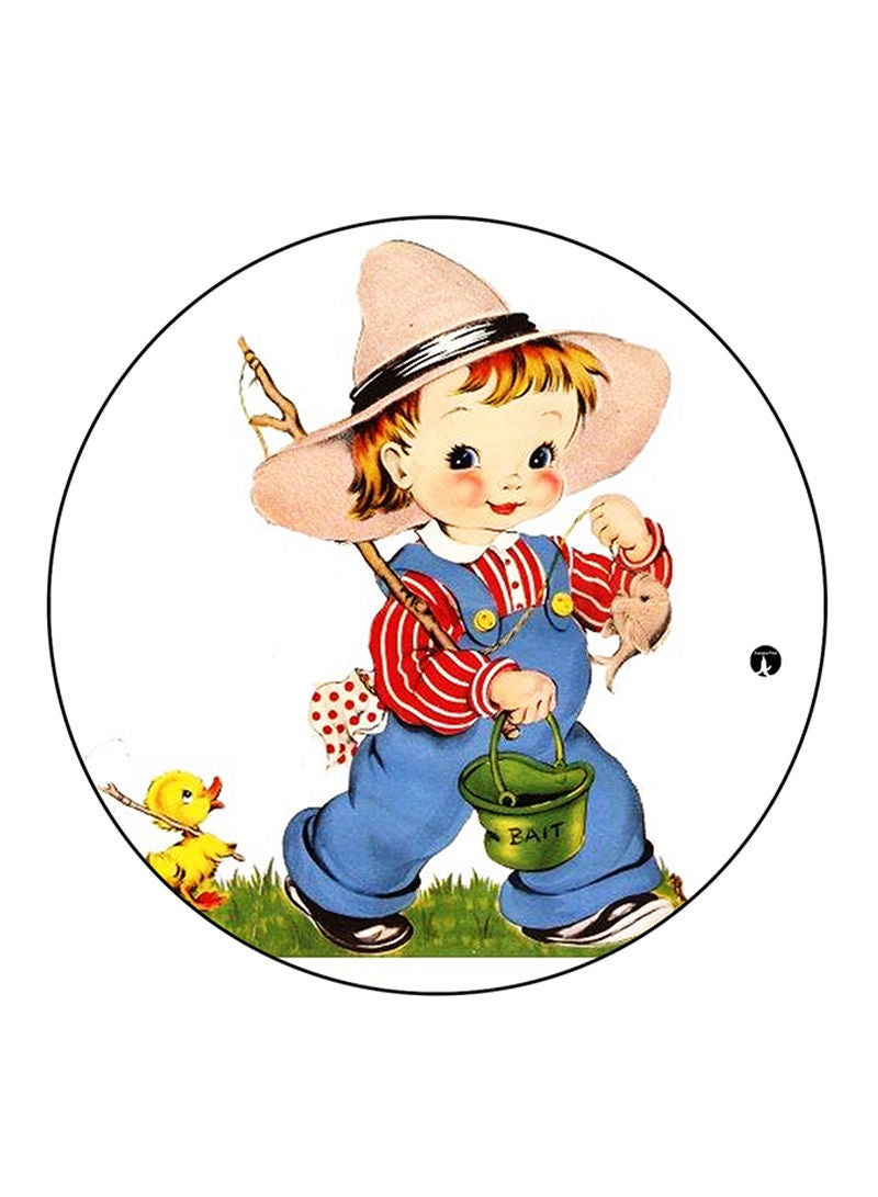 RKN A Boy Printed Mouse Pad Multicolour