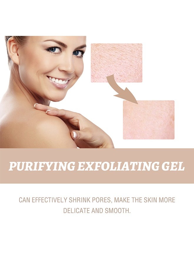 OUHOE Purifying Exfoliating Gel,Face And Body Exfoliating Scrub Gel for All Skin,Purifying Cream,Purifying Gel,Face and Body Exfoliating Scrub Gel for Face and Body  - Image 5