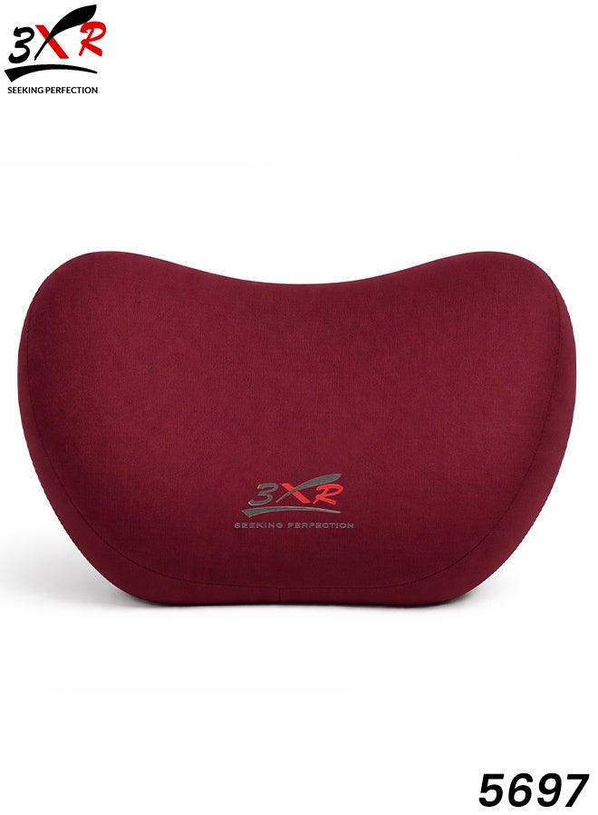 3XR Car Neck Pillow Memory Foam Headrest Cushion Ergonomic Cervical Support Pillow for Car Seat Neck Support Travel Office Chair Headrest Cushion Soft Breathable Fabric Neck Pain Relief Driving Comfort Pillow Universal Fit -5697 - Image 1
