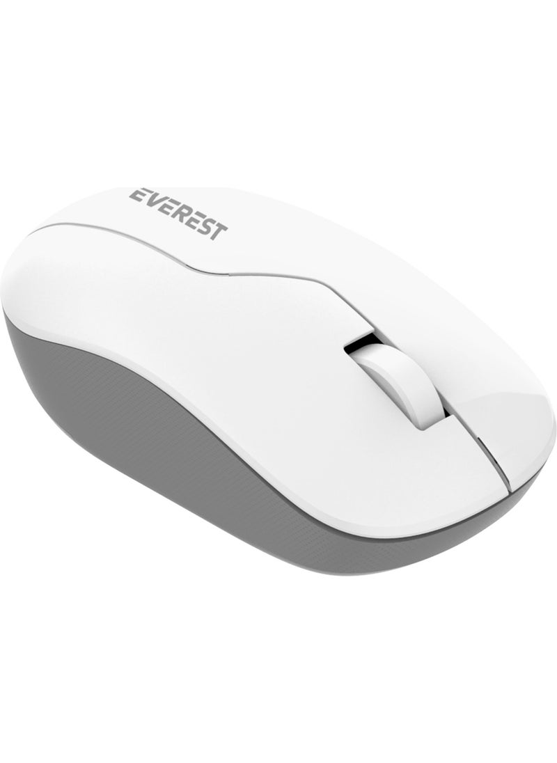 Everest SMW-973 USB White/gray 2.4ghz Wireless Mouse  - Image 5
