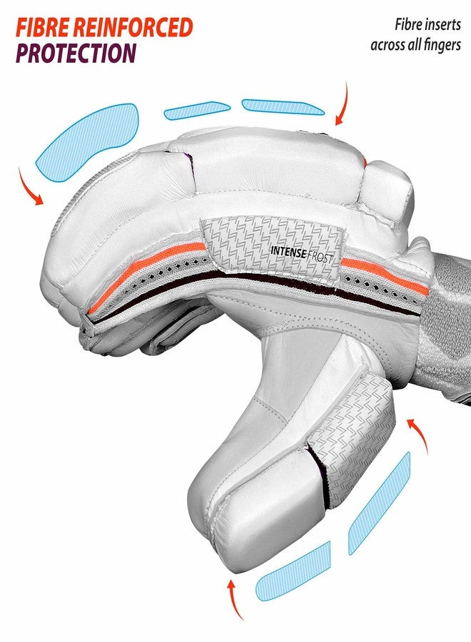 DSC Frost Leather Cricket Batting Gloves, Size - Youth, Right Hand - Image 5