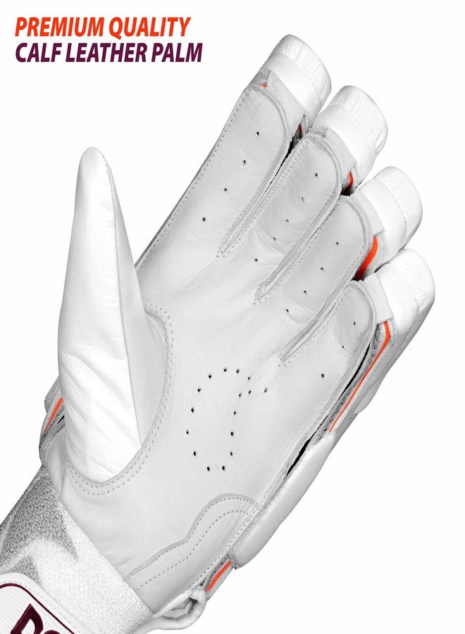 DSC Frost Leather Cricket Batting Gloves, Size - Youth, Right Hand - Image 4