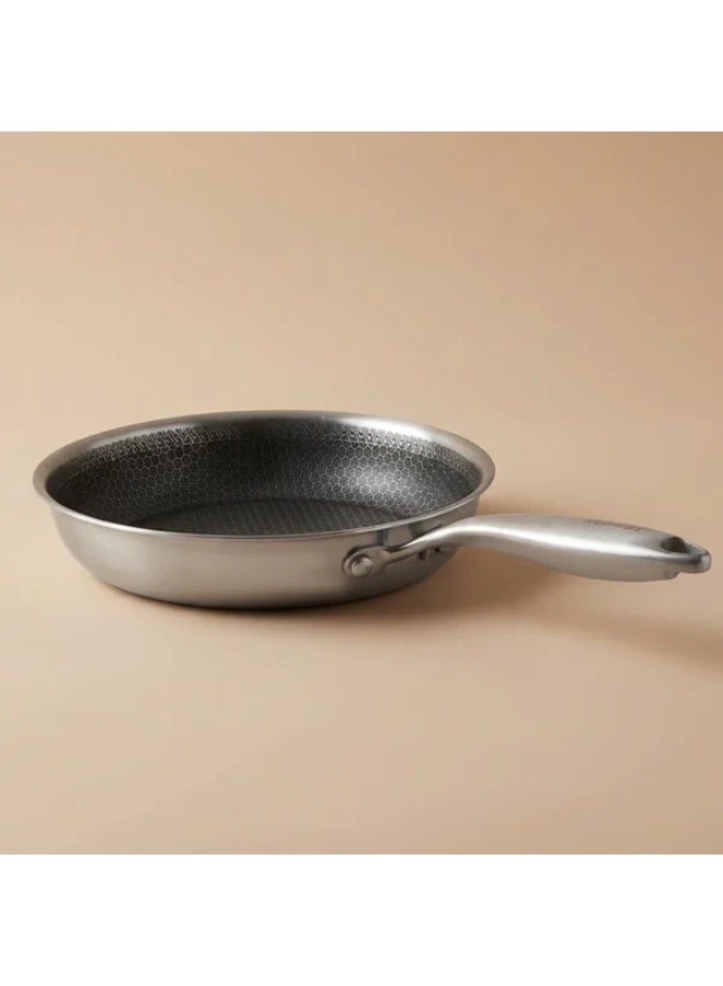 ROBUST Steel Frying Pan, 30 cm, 2.5 L - Silver - Image 1