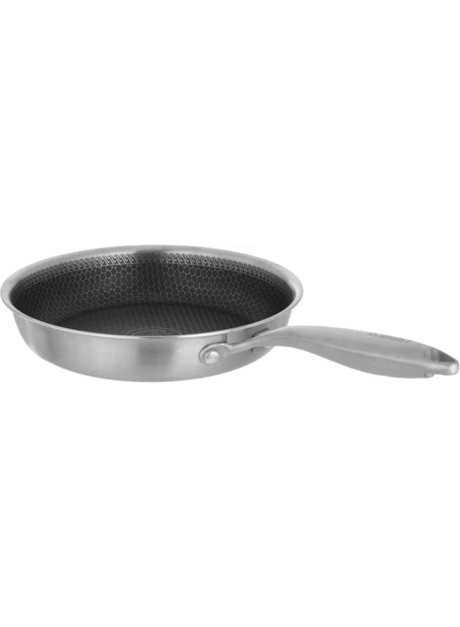 ROBUST Steel Frying Pan, 30 cm, 2.5 L - Silver - Image 2