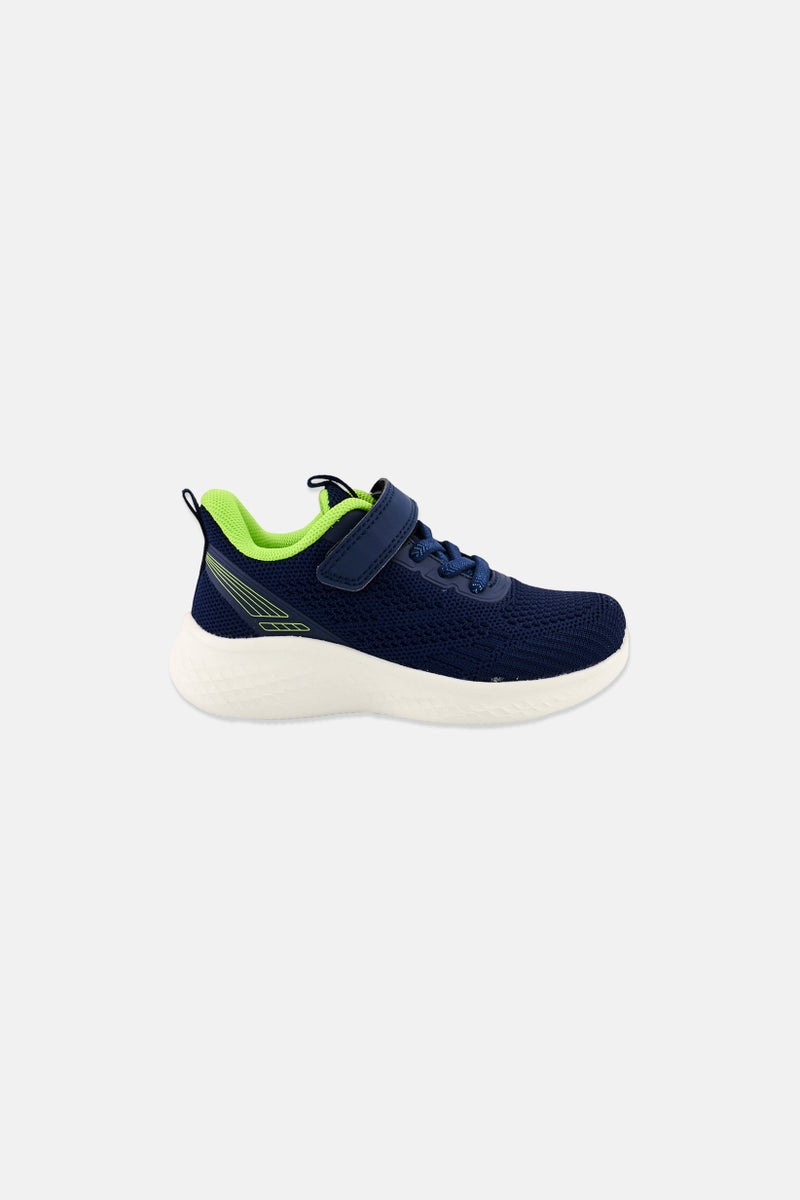 Mudd Toddlers Boy Velcro Closure Outdoor Shoes, Navy - Image 3