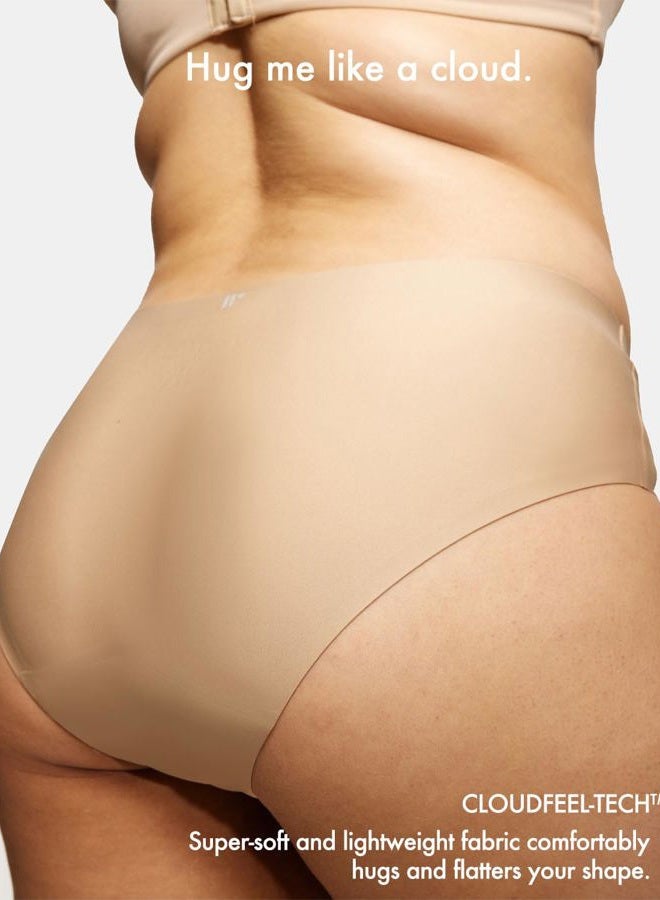 STRAWBERRY WEEKS LEAKPROOF2.0 Seamless Bikini Period Underwear for Women | Period Panties Holds 6 Tampons | Incontinence Leak Proof Underwear (L/XL,3-Beige) - Image 2