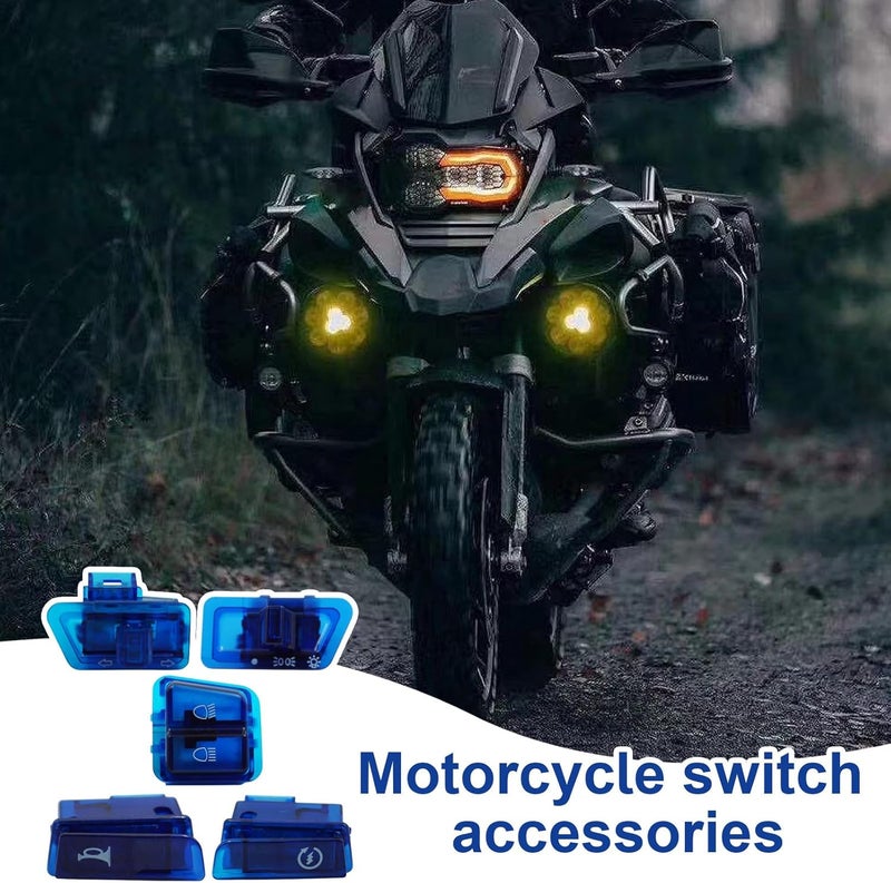 windforgecraft Motorcycle Handlebar Switch,Toggle Headlight Horn | Reusable Scooter Motorcycle Blinker Switch Motorcycle Accessories for Motorcycle Handlebar Borato - Image 2