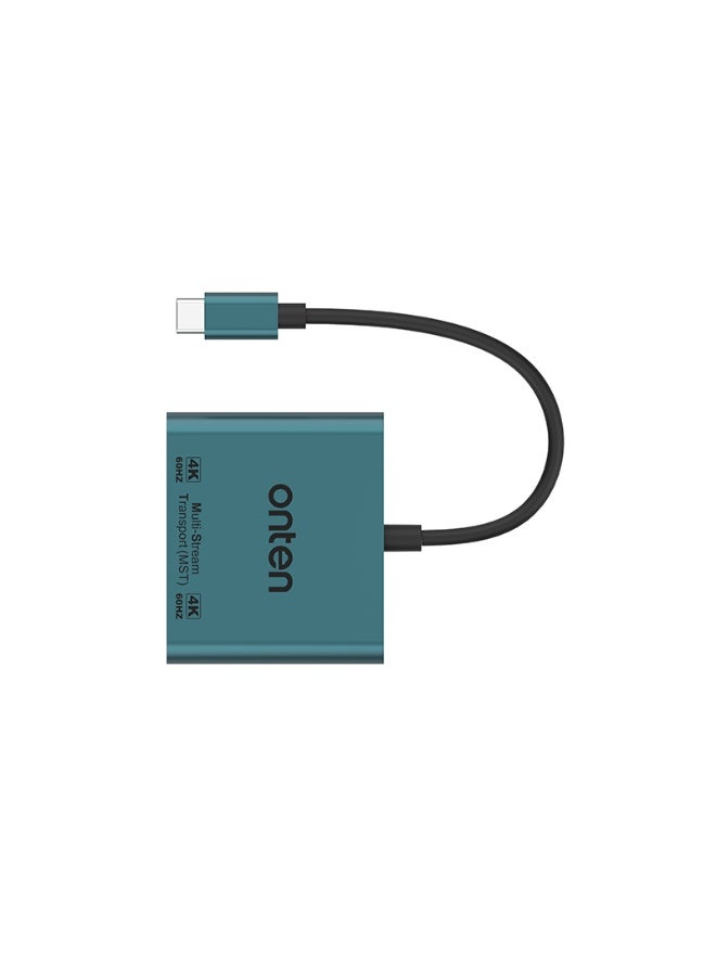 أونتن محول 9175B من USB C إلى HDMI مزدوج بدقة 4K بتردد 60 هرتز. محول USB Type C إلى MST مزدوج الشاشة. متوافق مع Thunderbolt3/4 MacBook Pro/Air وiPad Pro والمزيد. - Image 4