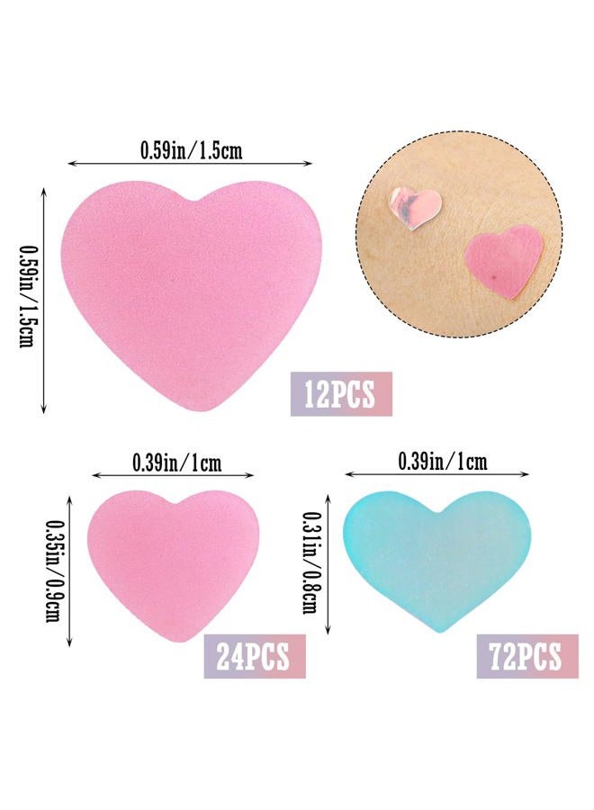 UPIQNG Pimple Patches Hydrocolloid Heart Shaped,5 Packs 108 Dots Waterproof Facial Pimple Stickers Blemish Cover Acne Stickers Zit Patchs Makeup Supplies - Image 2