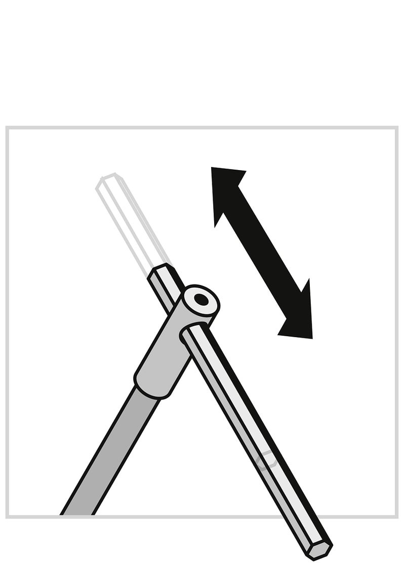 PB SWISS TOOLS T-Handle Allen Wrench Set with Sliding Cross-Handle PB 1204.Set 6 | 100% Swiss Made | Hexagon Screwdriver Set 2.5/3/4/5/6 mm for Screwdriving Work in Industry and Handcraft - Image 4