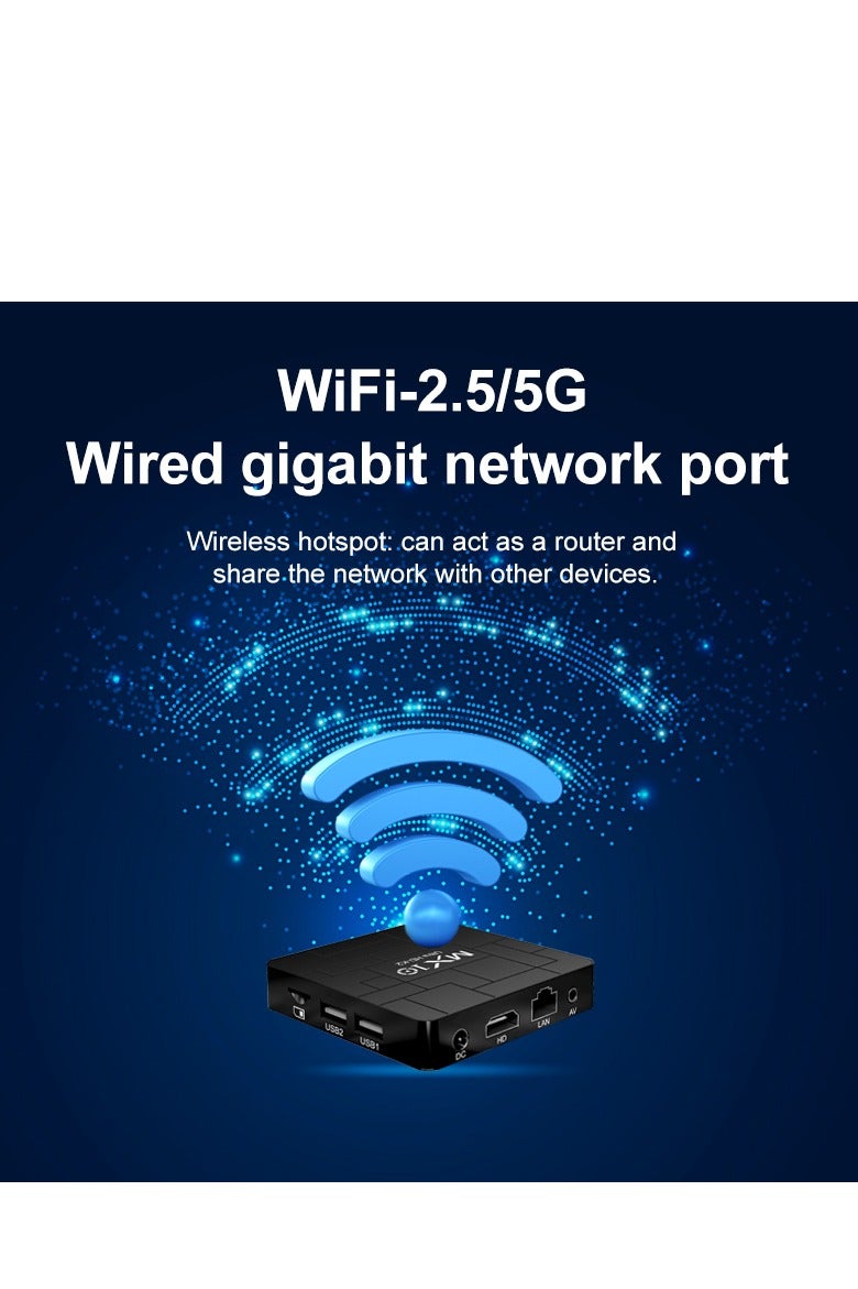 Beauenty Android 13.0 Smart TV Box MX10, 4K HD Output, Set Top Box with Remote,2.4G/5G WiFi, Quad-Core Processor, Allwinner H313, 2GB RAM, 16GB Storage, Multi-Language Support - Image 5