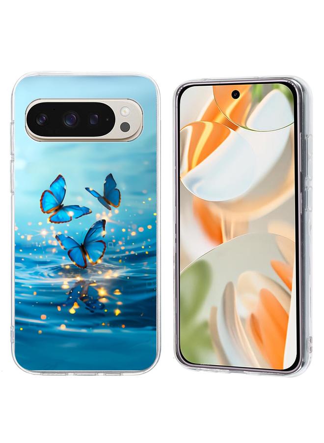 The Bros Phone Case For Google Pixel 9 Colorful Painting Pattern TPU Phone Phone Case - Image 1