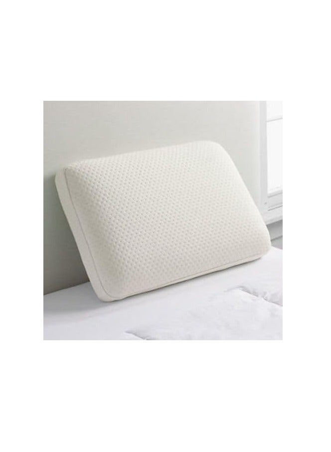 وسادة سرير ألمانية الصنع من الفوم المرن - دعم تقويمي لتخفيف آلام الرقبة، قابلة للتنفس ويمكن غسلها00 - Image 1