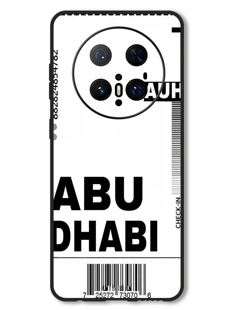 Theodor Case Compatible with Huawei Mate 70 Pro/ 70 Pro + Protection Shockproof Bumper Cover AUH boarding pass - Image 1