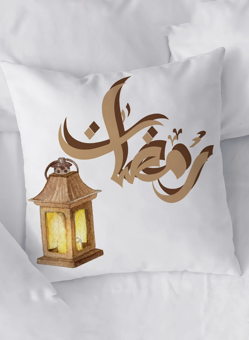 لوحة غطاء وسادة من البوليستر بتصميم فانوس رمضان