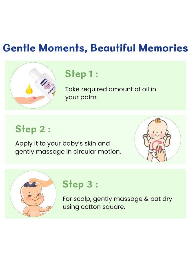 Chicco Baby Moments Massage Oil,New Advanced Non-Sticky&Moisturizing Formula With Natural Ingredients To Prevent Dryness,Suitable For Baby'S Skin,Hair&Scalp,No Phenoxyethanol&Parabens (200Ml)  - Image 5