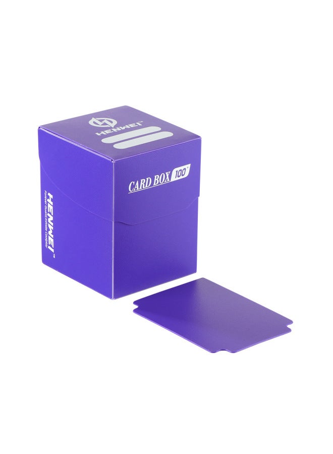 صندوق تخزين 100 بطاقة من Hengwei Bao Kemeng، صندوق بطاقات كرتوني من البولي بروبيلين، صندوق تشطيب لعبة لوحية سحرية، صندوق بطاقات مقاوم للماء