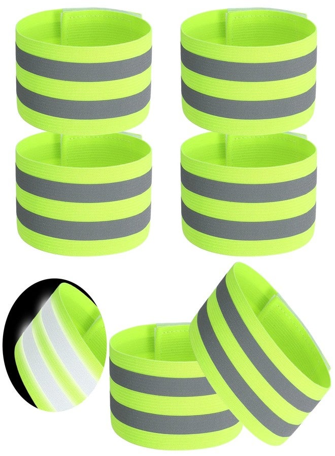ValueBargain Reflective Bands, 6Pcs Reflective Arm Bands for Runners Adjustable Straps for Arm, Wrist, Ankle, and Leg, High-Visibility Safety Bracelets for Running, Walking, and Cycling - Image 1