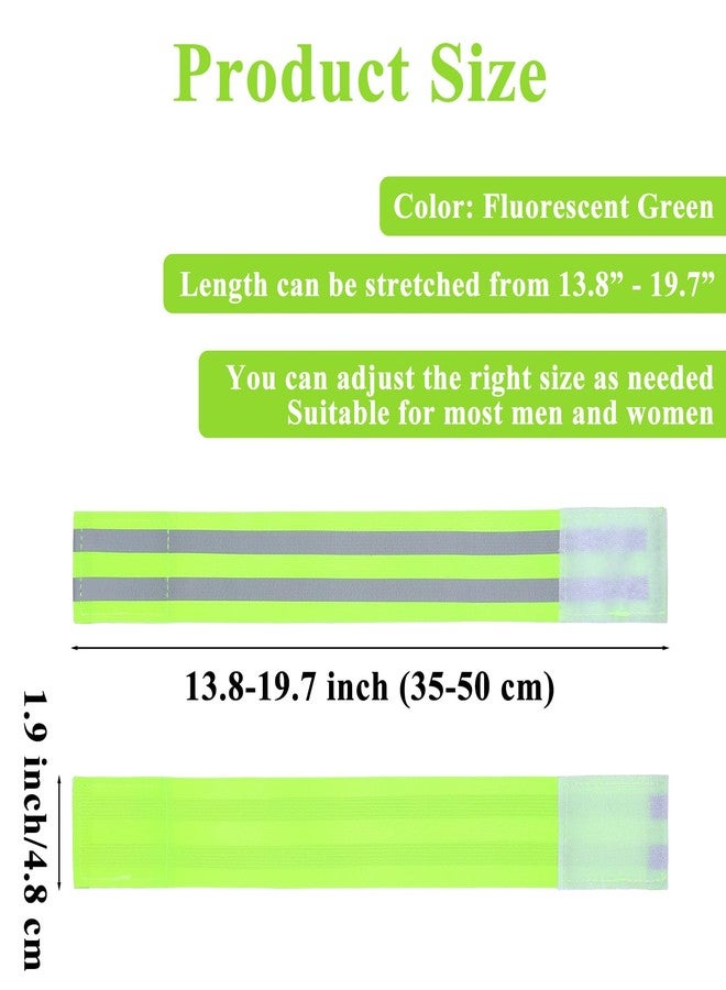 ValueBargain Reflective Bands, 6Pcs Reflective Arm Bands for Runners Adjustable Straps for Arm, Wrist, Ankle, and Leg, High-Visibility Safety Bracelets for Running, Walking, and Cycling - Image 2