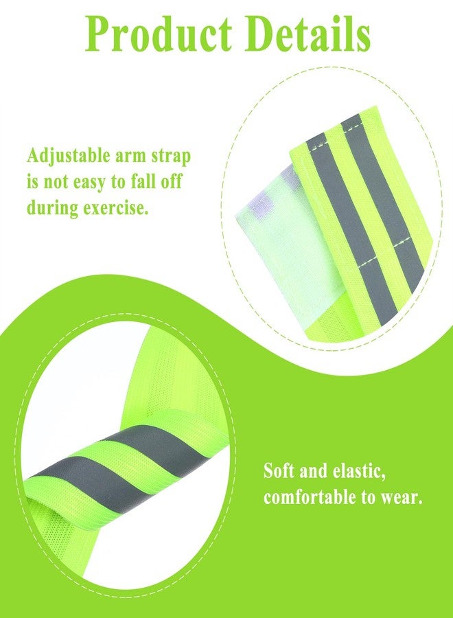 ValueBargain Reflective Bands, 6Pcs Reflective Arm Bands for Runners Adjustable Straps for Arm, Wrist, Ankle, and Leg, High-Visibility Safety Bracelets for Running, Walking, and Cycling - Image 3