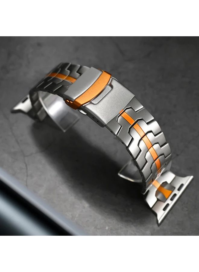 Mixed Color Metal Strap For Smartwatch 38 40 41 42MM Compatible Bracelet - Image 5