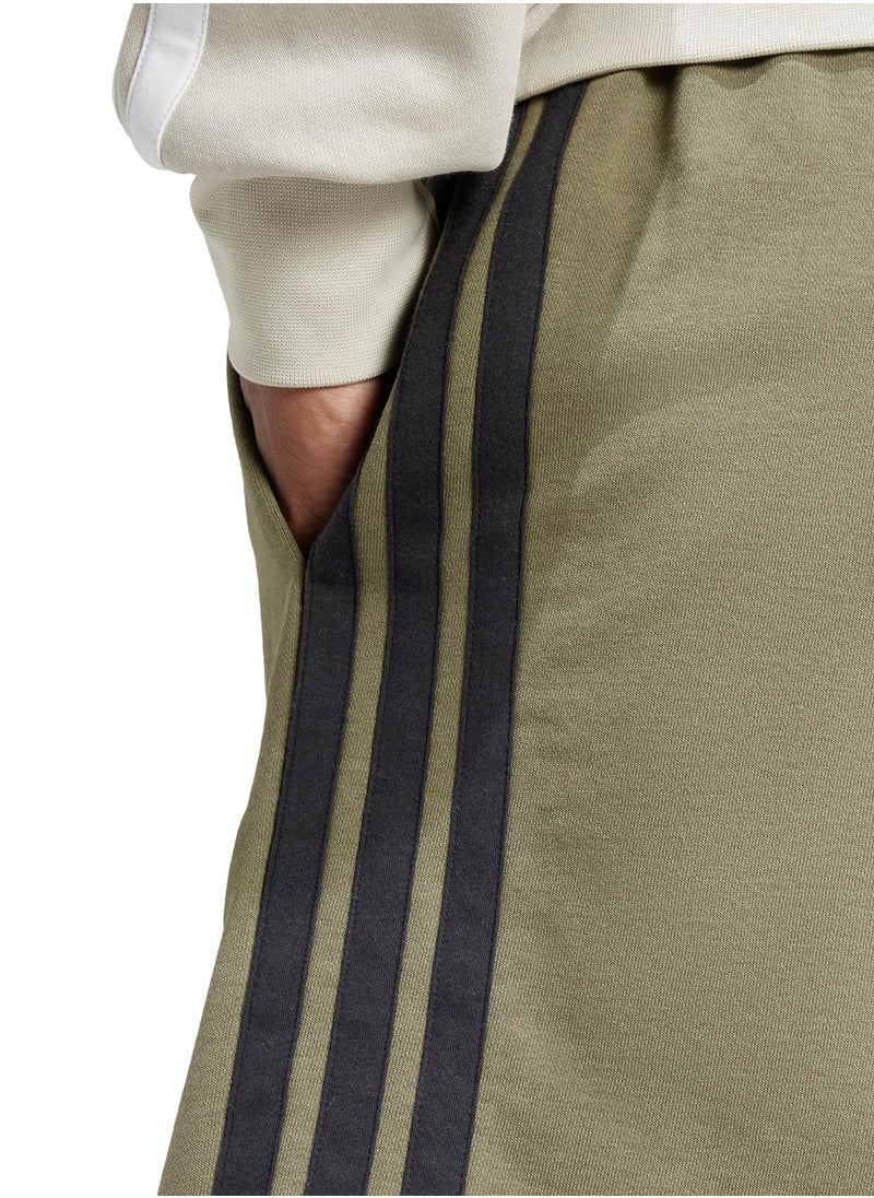 Adidas Essential 3 Stripe French Terry Shorts  - Image 4
