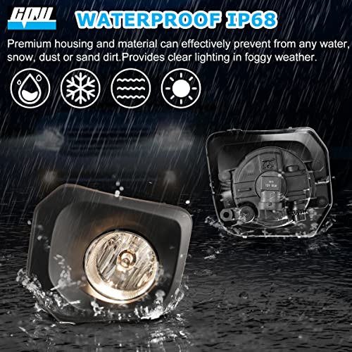 CPW Fog Lights Compatible with [2016 2017 2018 2019 2020 2021 2022 Toyota Tacoma] Clear Lens Bumper Driving Fog Lights Pair + Wiring + Switch Kit - Image 4