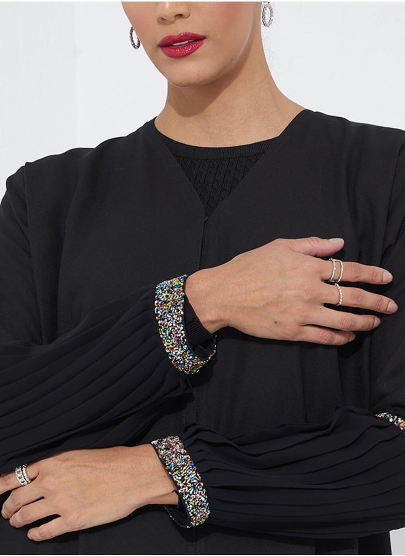 Rosette Abaya - Mix Beads - Image 1