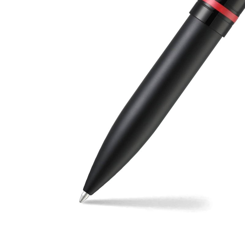 SHEAFFER Pen Sheaffer Icon E9108 Matte Black Lacquer With Red Pvd Trims Bp - Image 4
