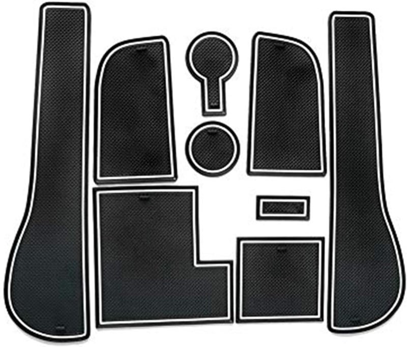 QASULER Non-Slip Rubber Mats for Golf 7 R GTD GTI GTE - Image 1