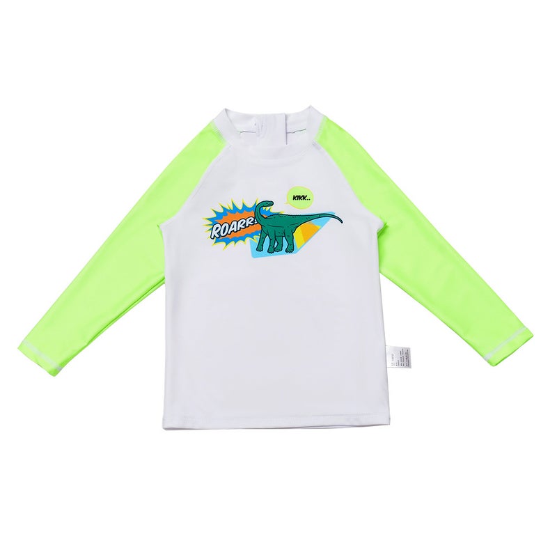 Children''s Swimwear Swimwear Quick-drying Boys'' Split Junior Middle-aged Children''s Long-sleeved Baby''s New Hot Spring Swimwear - Image 3