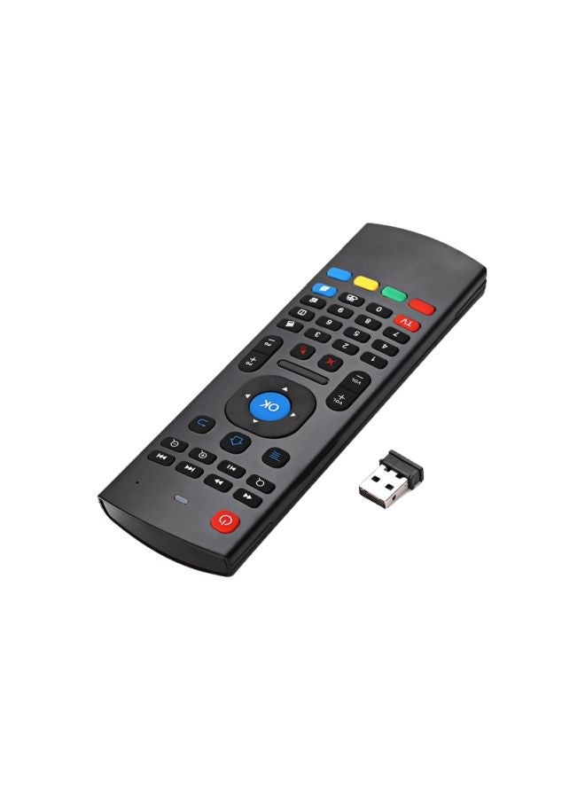 NIBEMINENT Wireless Full Keyboard/Air Mouse/Remote Control Black  - Image 1