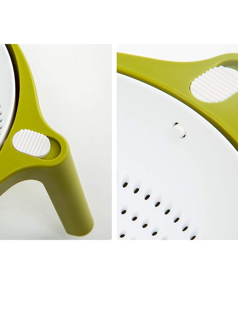 Darkness - DARKNESS Multi-Functional Washing Fruits and Vegetables Bowl & Strainer, Washing Vegetable Basket Plastic, Strainer Drainer, Washing Fruits Bowl, Strainer Machine,Drain Basket (Multicolor) - Image 1