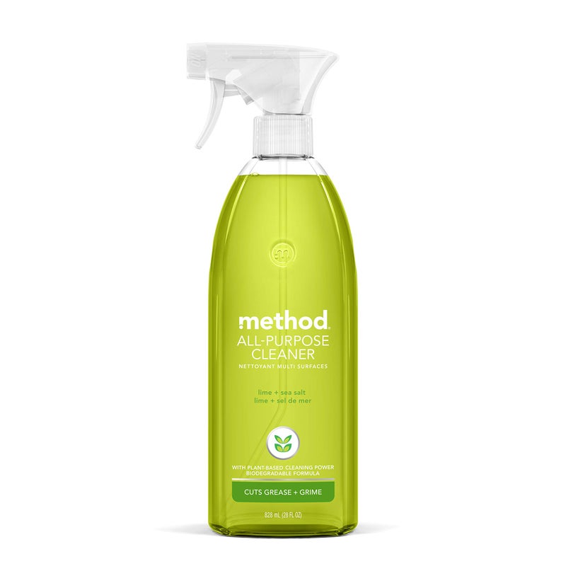 Method All-Purpose Cleaner Spray, Lime + Sea Salt, Perfect for Most Counters, Tiles, Stone, and More, 28 oz Spray Bottles, (Pack of 1) - Image 1