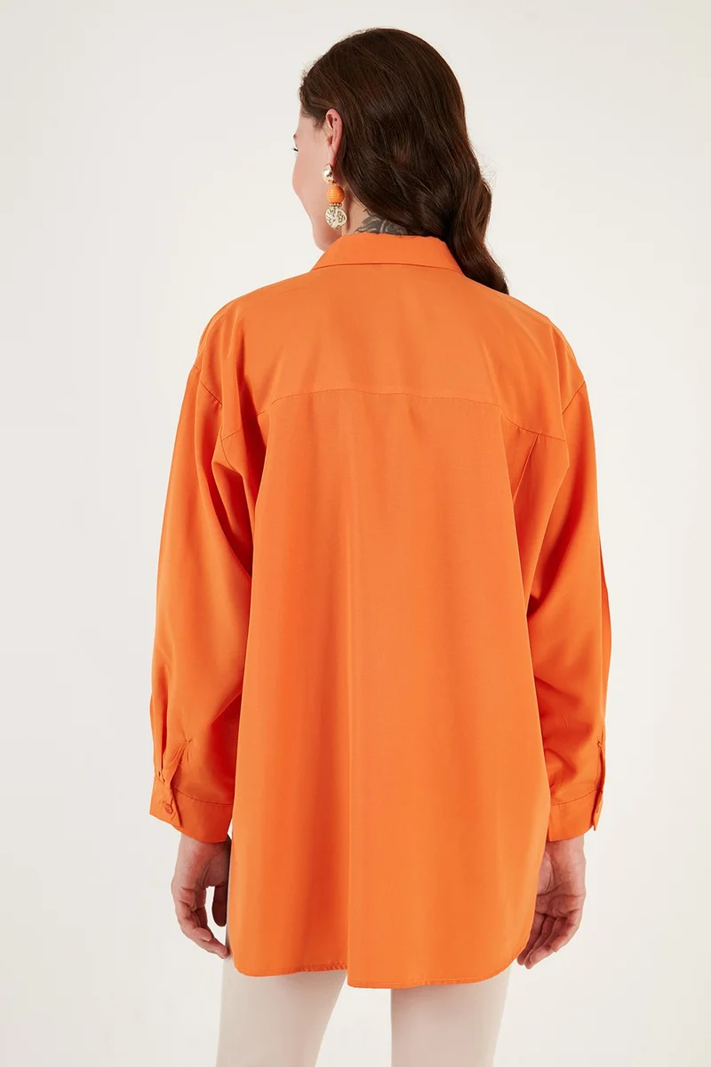 Lela Cotton Oversize Woven Shirt Women's Shirt 6234760