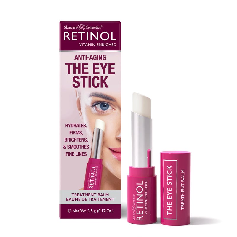 RETINOL بلسم علاج عيون الريتينول لمكافحة الشيخوخة سر جمالك لعيون تبدو أصغر سناً يرطب ويشد ويضيء وينعم الخطوط الدقيقة فيتامين A و C و E يقلل من تأثير الشيخوخة على العيون