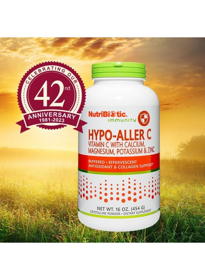 نيوتريبايوتك NutriBiotic - مسحوق Hypo-Aller C مع فيتامين C والمعادن، 16 أونصة | 1300 مجم من فيتامين C لدعم مضادات الأكسدة والكولاجين | مدعم بالكالسيوم والمغنيسيوم والزنك والبوتاسيوم | خالٍ من الجلوتين والكائنات المعدلة وراثيًا - Image 4