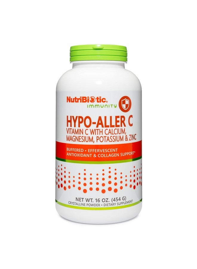 نيوتريبايوتك NutriBiotic - مسحوق Hypo-Aller C مع فيتامين C والمعادن، 16 أونصة | 1300 مجم من فيتامين C لدعم مضادات الأكسدة والكولاجين | مدعم بالكالسيوم والمغنيسيوم والزنك والبوتاسيوم | خالٍ من الجلوتين والكائنات المعدلة وراثيًا - Image 1