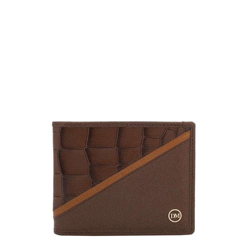 Date Bifold Leather Mens Wallet