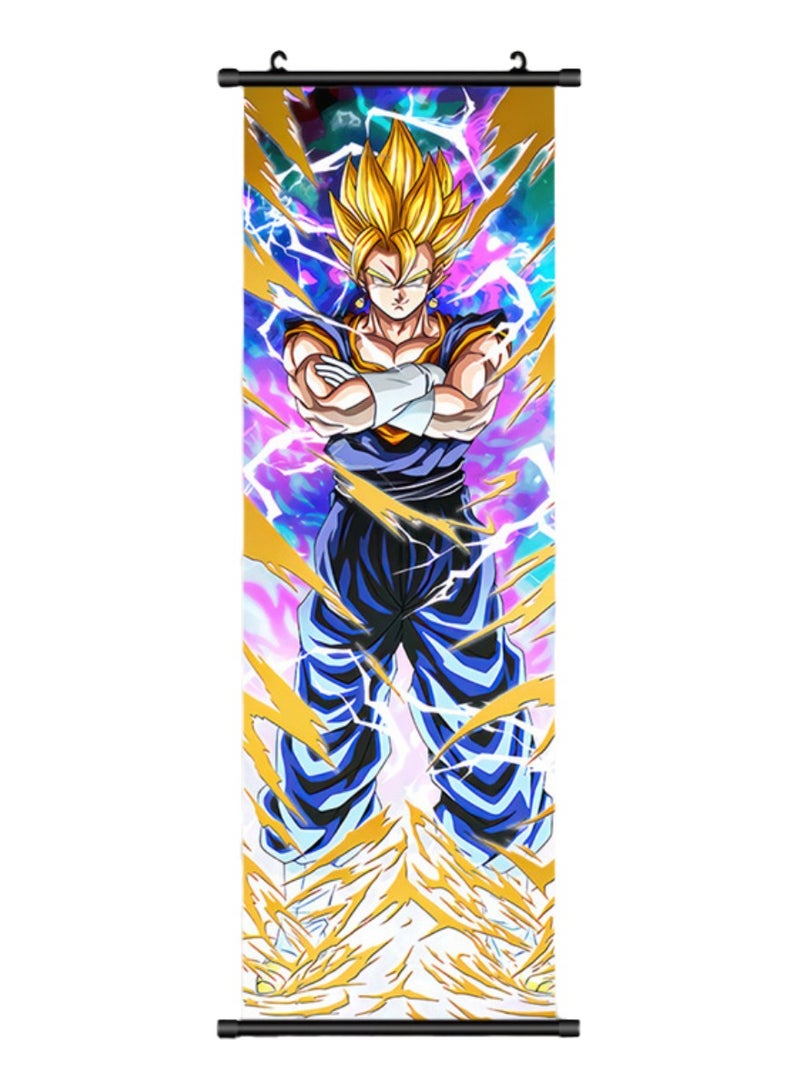 Japanese Anime Character Goku Series Hanging Scroll Painting Bedroom Mural Home Decoration Painting Comic Exhibition Poster (LZ-4) - Image 1