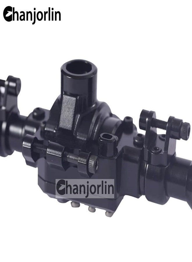 مجموعة محاور أمامية وخلفية من سبائك الألومنيوم لسيارة التحكم عن بعد من نوع chanjorlin بمقياس 1/10، متوافقة مع سيارة التحكم عن بعد Traxxas TRX4 Defender Bronco بمقياس 1:10، قطع غيار مُحسّنة (مجموعة محاور أمامية وخلفية سوداء). - Image 5