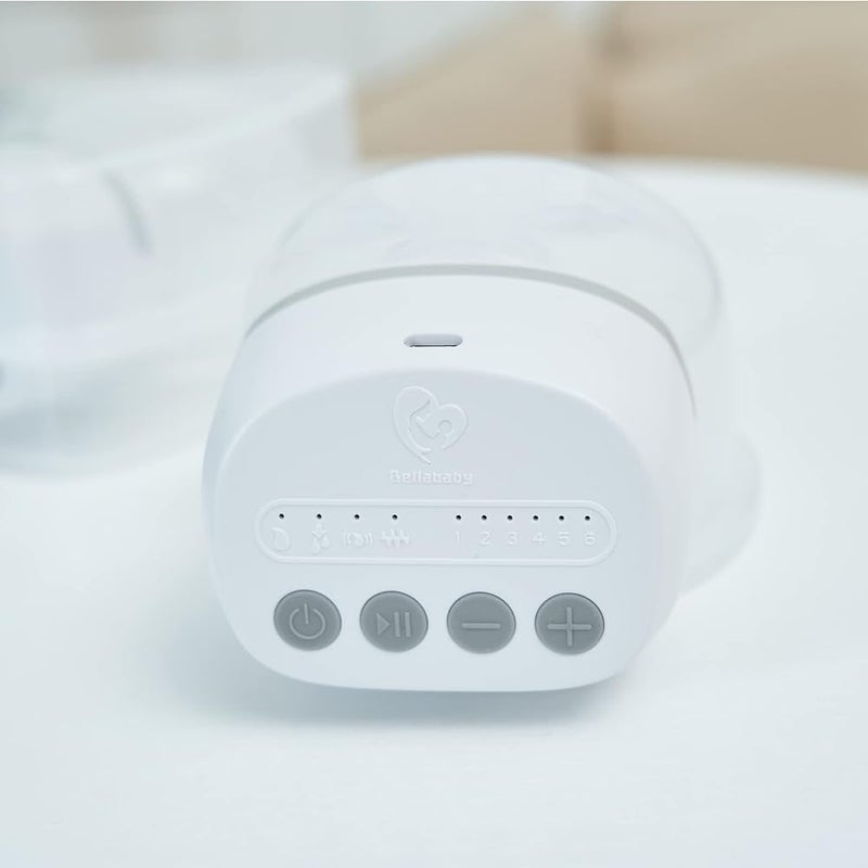 Bellababy Wearable Breast Pump Hands Free, 4 Modes 6 Levels Suction, Wireless Electric Breast Pump Portable. 1 Pack. (24mm Flange, 21/19/17mm Inserts) - Image 3