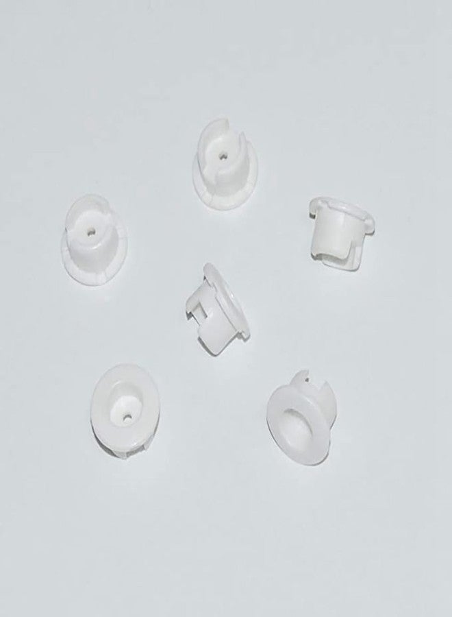 جي شلو مجموعة GSHLLO المكونة من 24 قطعة من أزرار قفل السكة السفلية، سدادات أزرار الستائر، سدادات أسلاك السلم، أغطية أسلاك النوافذ، ملحقات ستائر أفقية - Image 2