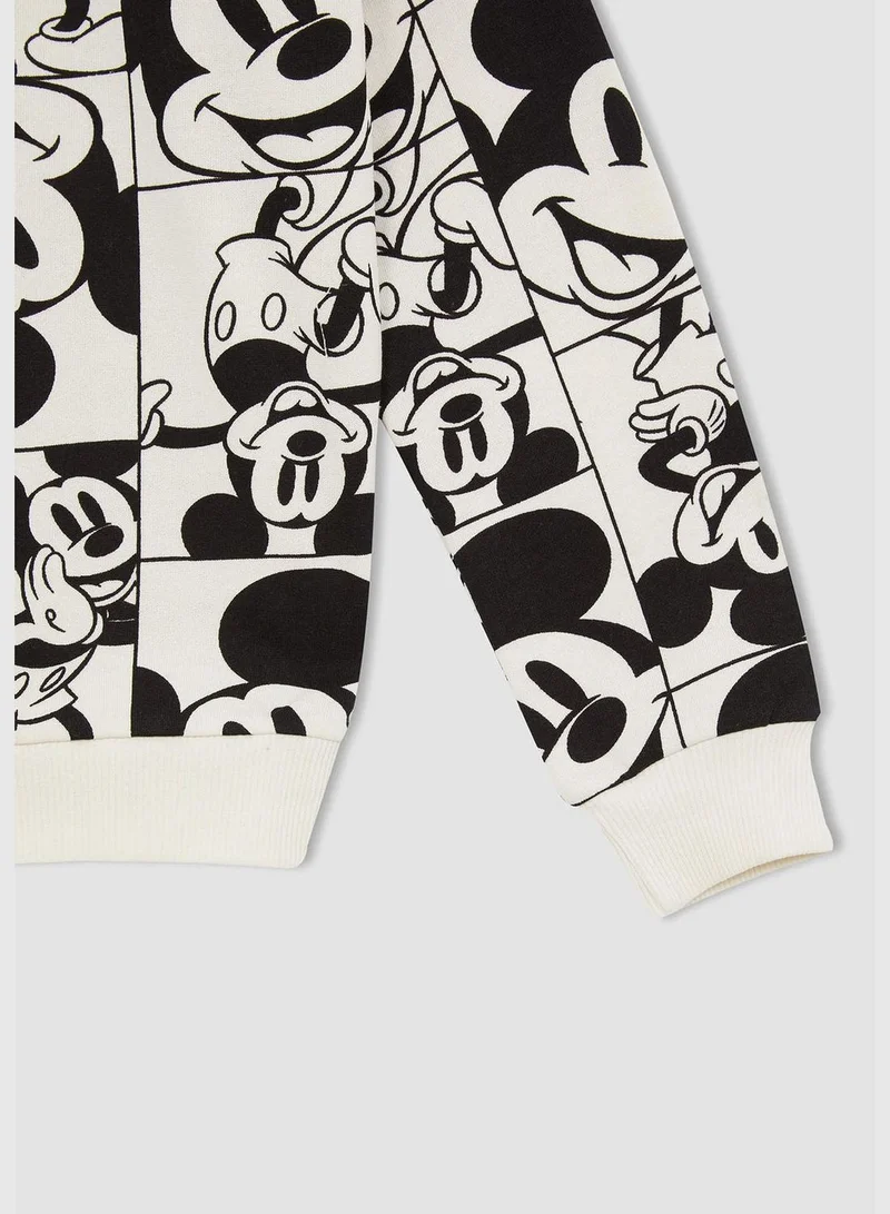 DeFacto Disney Mickey & Minnie Licenced Regular Fit Long Sleeve Knitted Sweatshirt