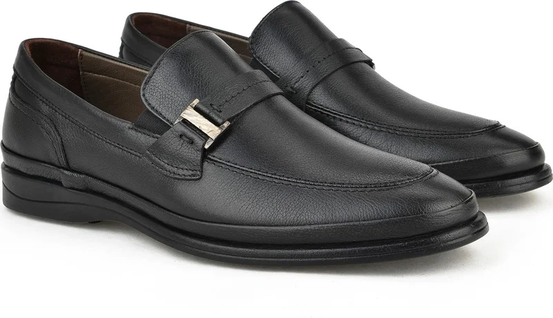 Ziya Ziya, Men's Genuine Leather Comfort Shoes 141144Z1979 Black