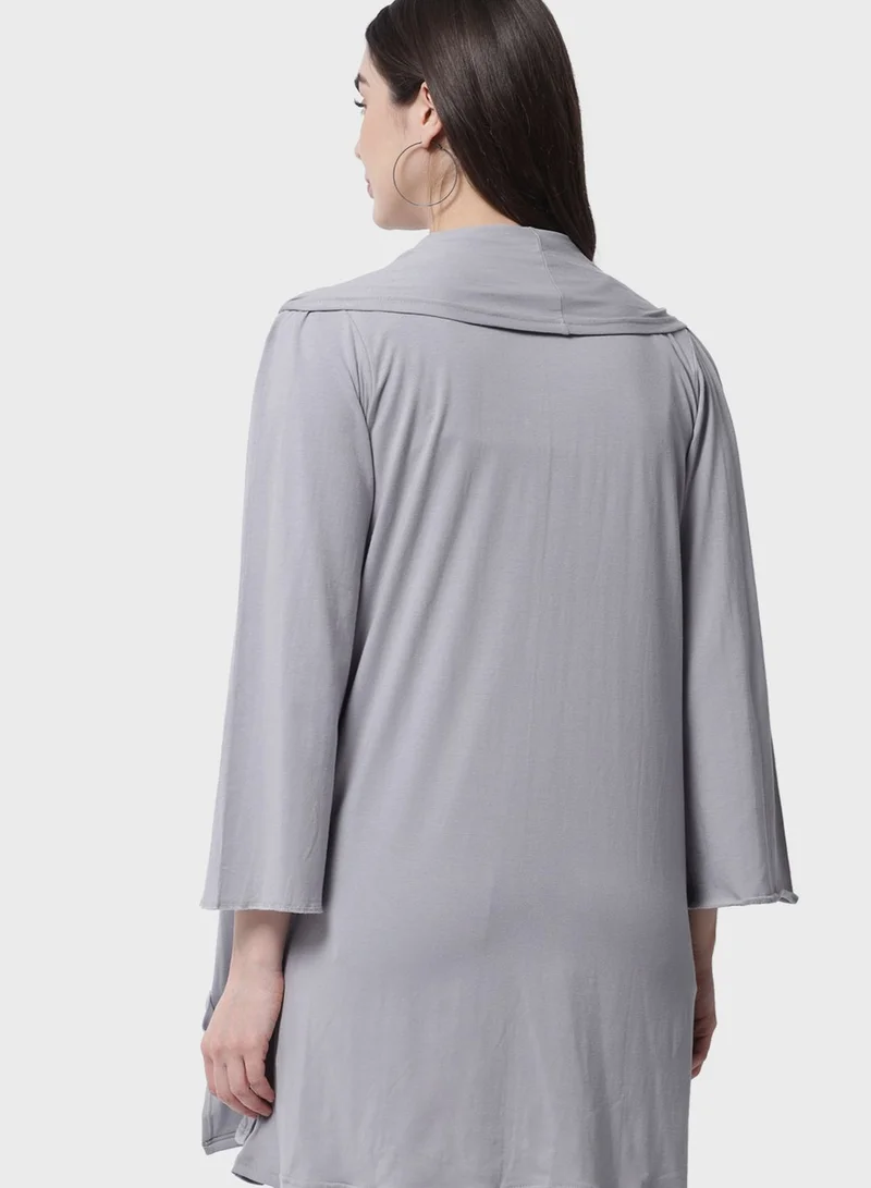 THE VANCA Knitted Longline Shrug