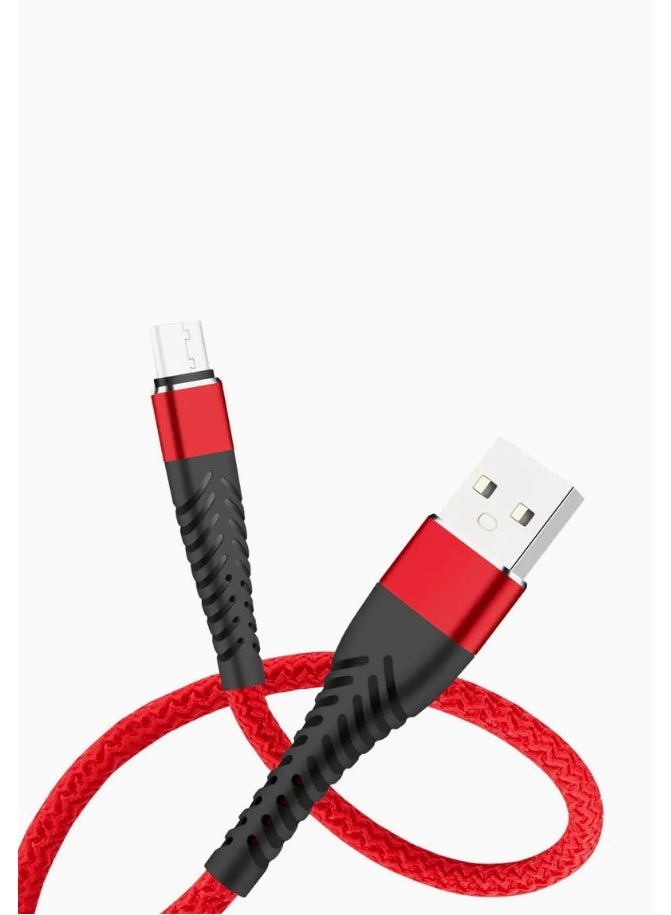 سمارت لينك كابل USB C إلى USB للشحن السرتوايع، بطول 1.2 متر ، اللون الأحمر، متين ومضفر، مفق مع Power Delivery - Image 5