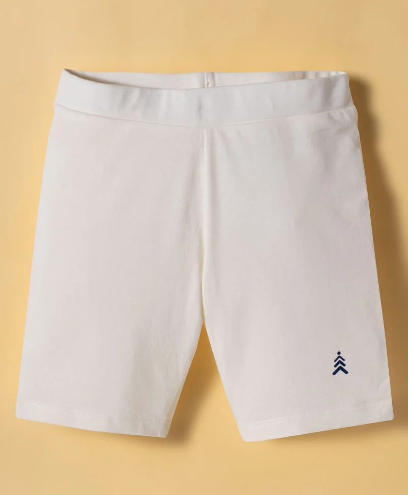 Pine Kids Pine Kids Cotton Spandex Knit Solid Cycling Shorts (Pack of 3) - Beige/Red/Black