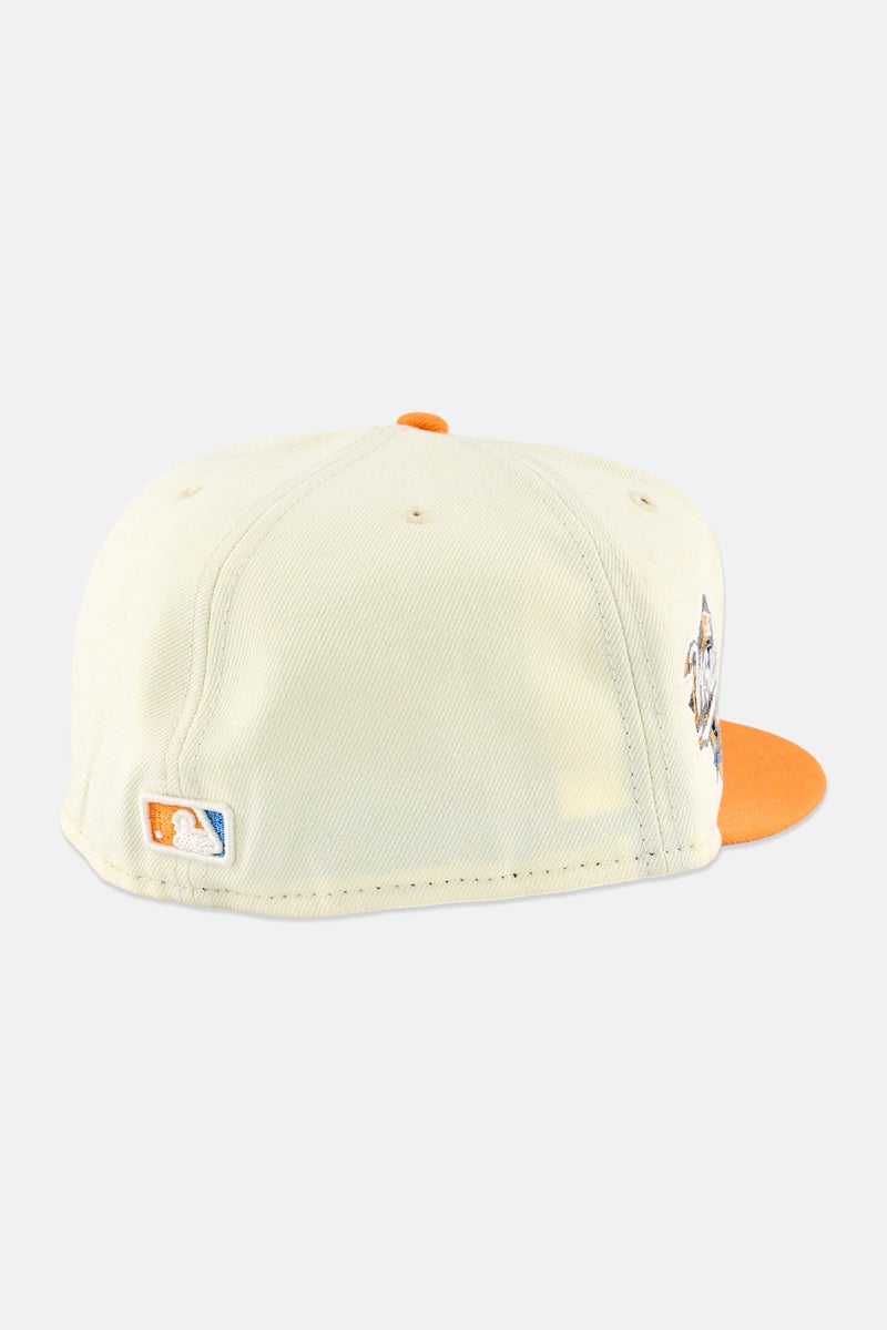 New Era x MLB Men New York Yankees Fitted Cap, Off White - Image 2
